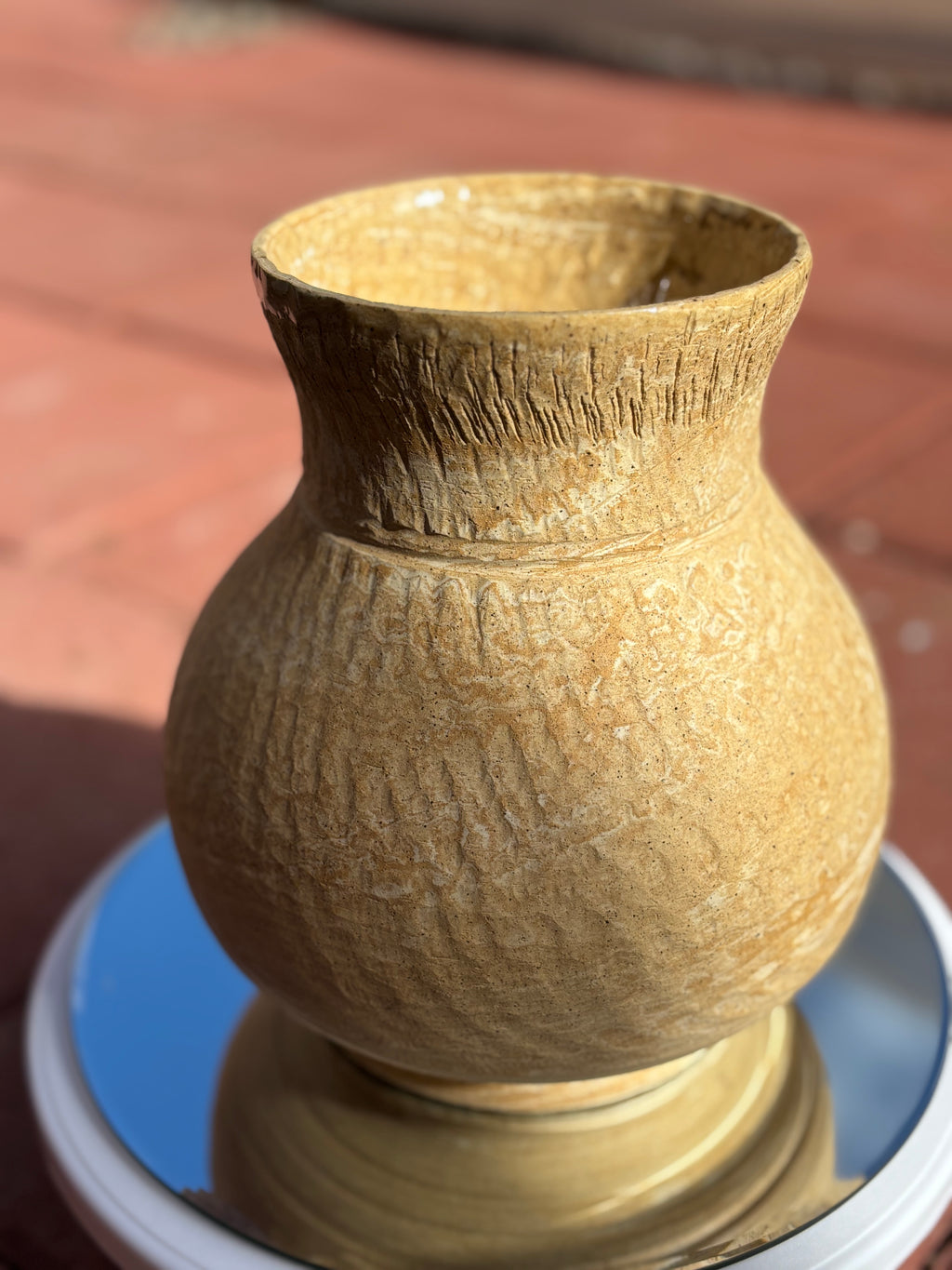 Marbled Bellied Vase