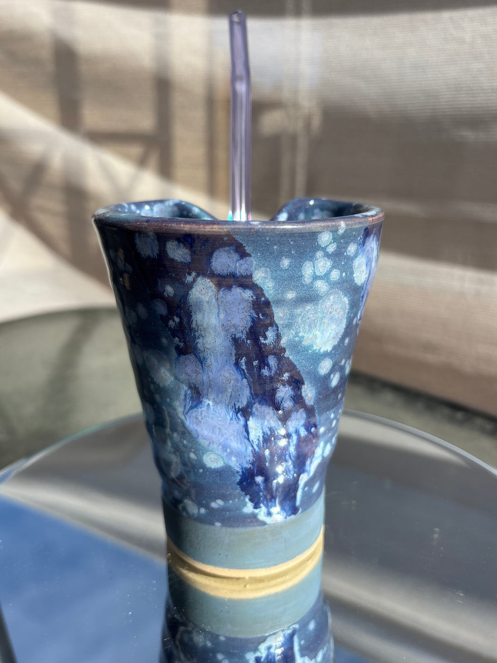 Purple Galaxy Tumbler Cup