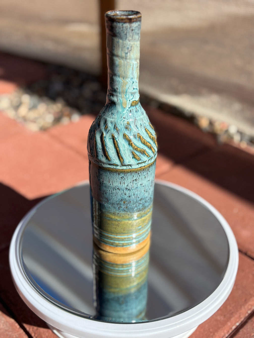 Twisted Bottleneck Vase