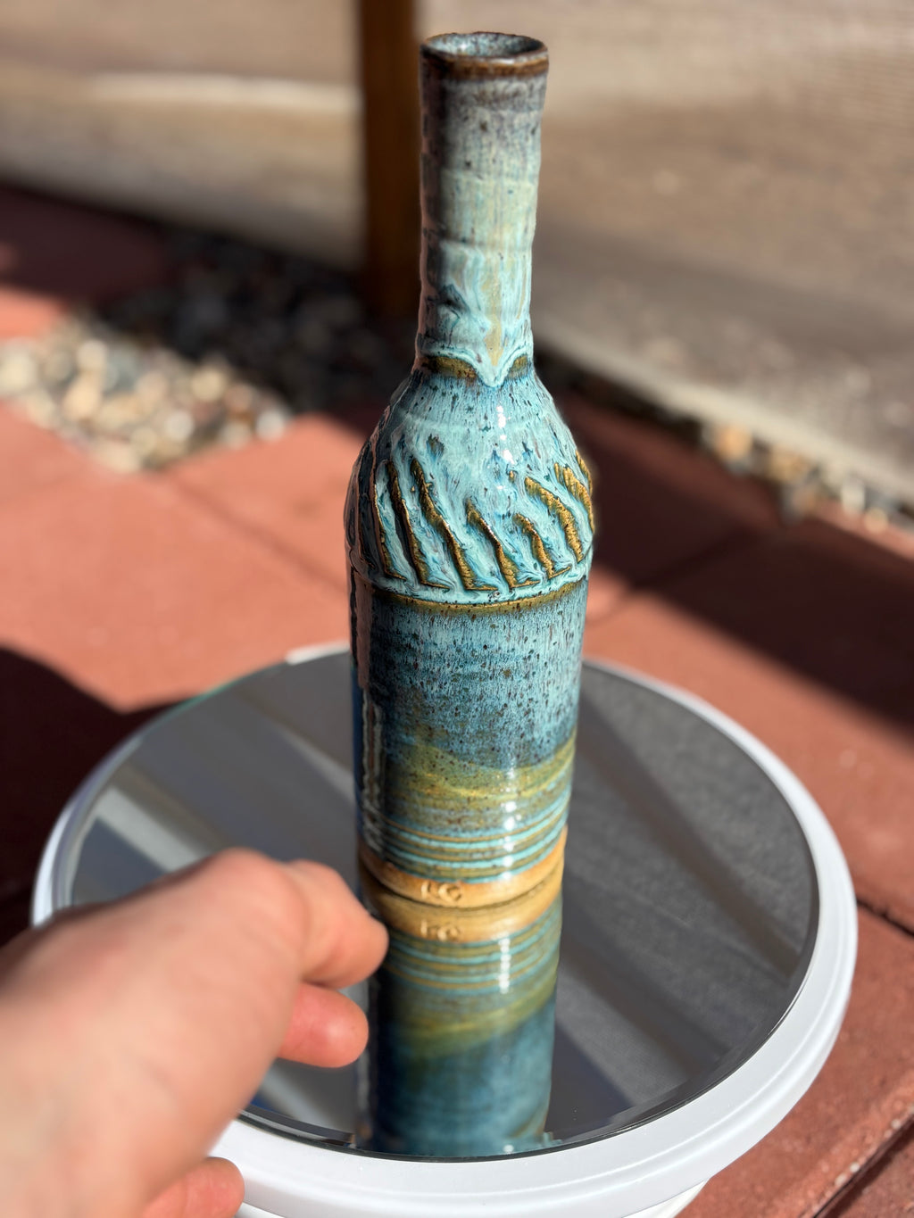 Twisted Bottleneck Vase