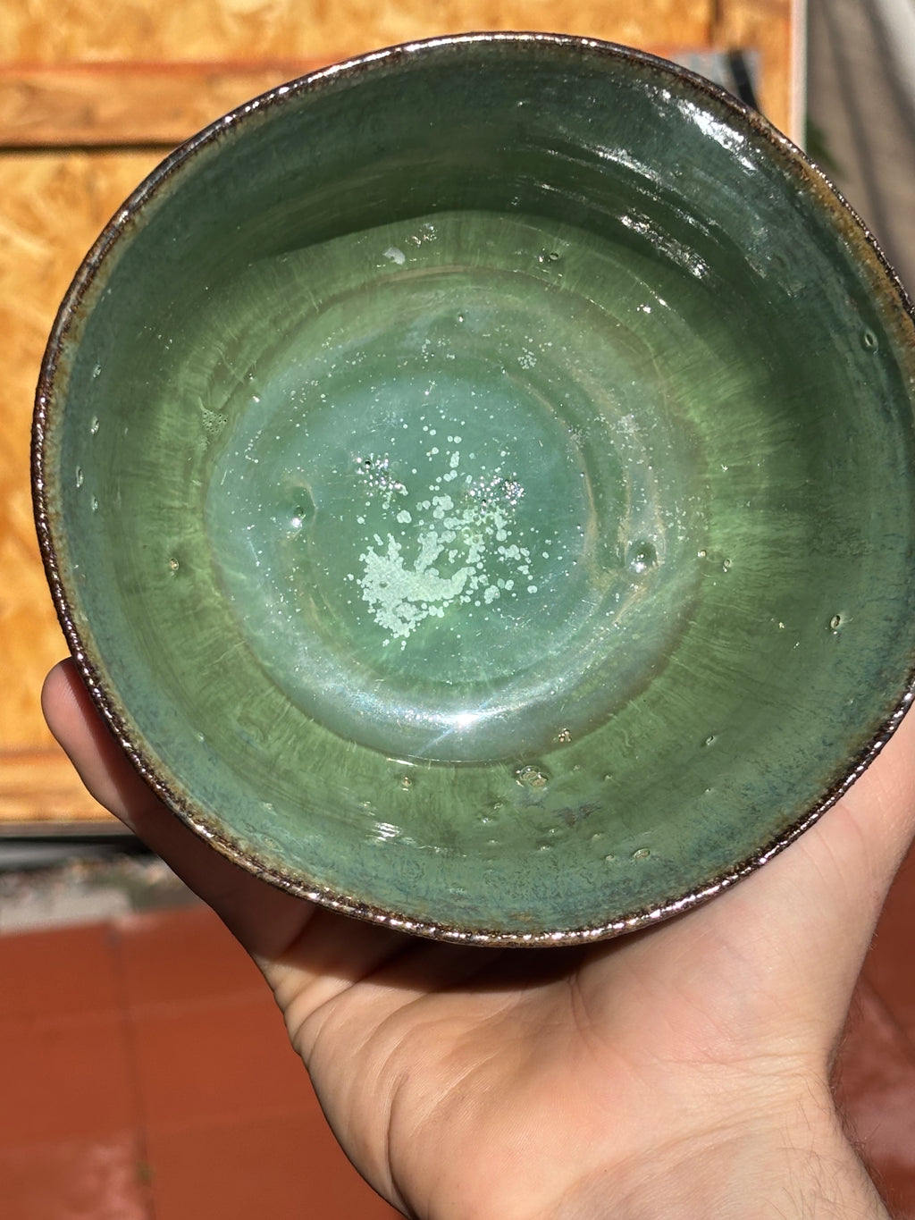 Emerald Floral Trinket Bowl