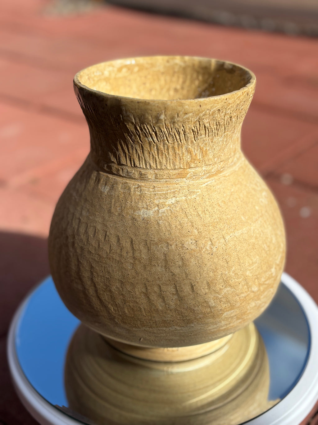 Marbled Bellied Vase