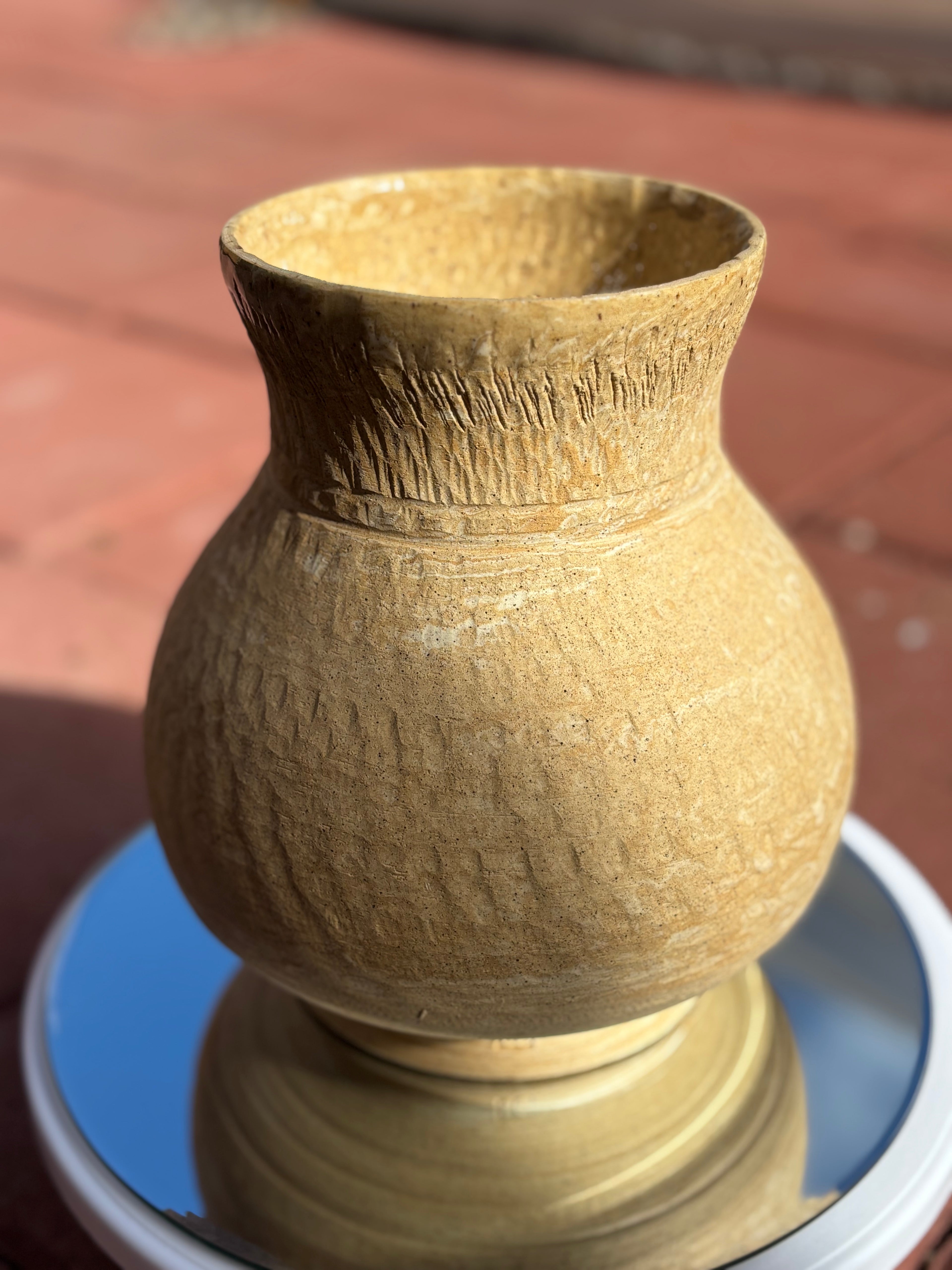 Marbled Bellied Vase