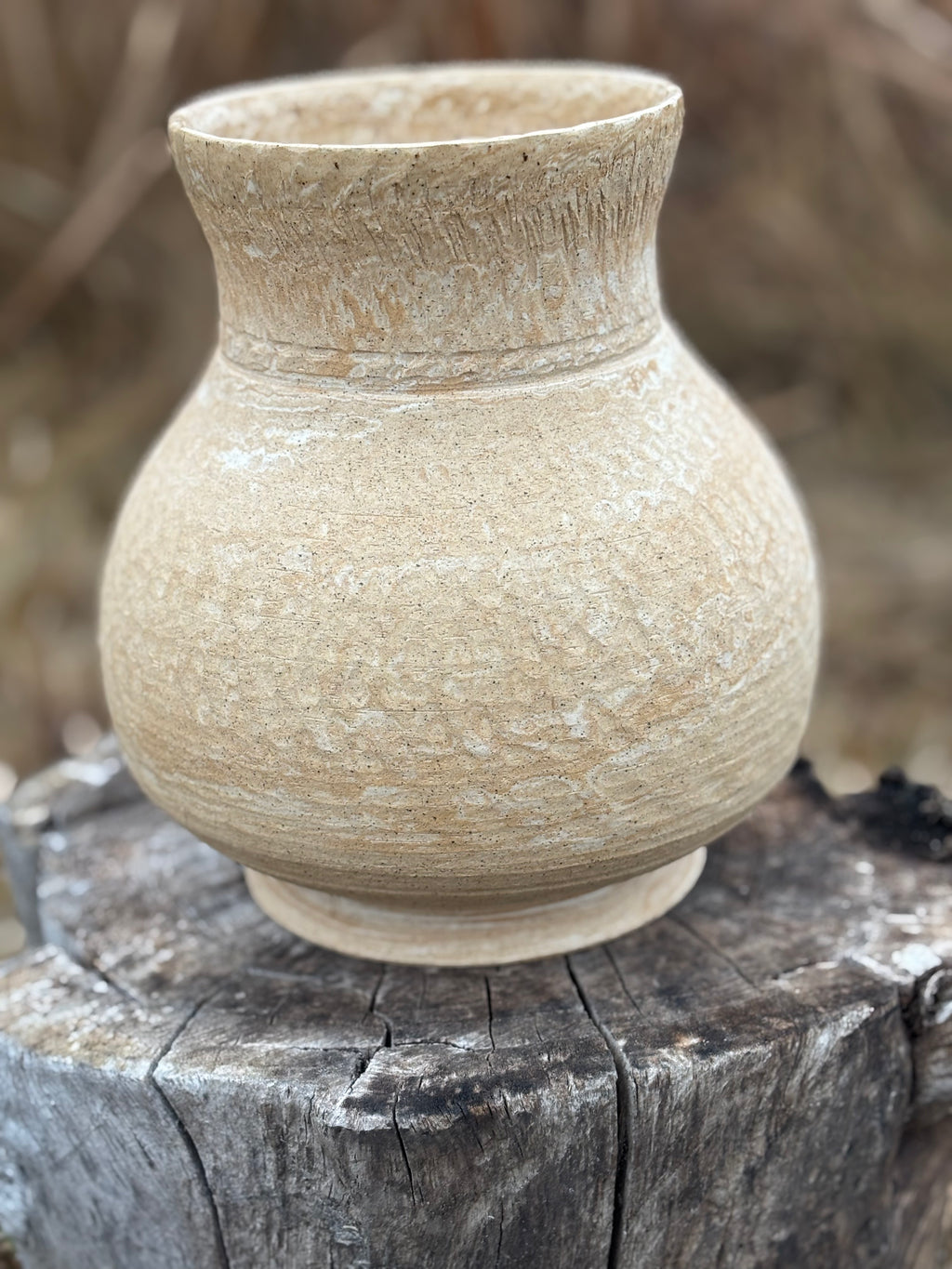 Marbled Bellied Vase