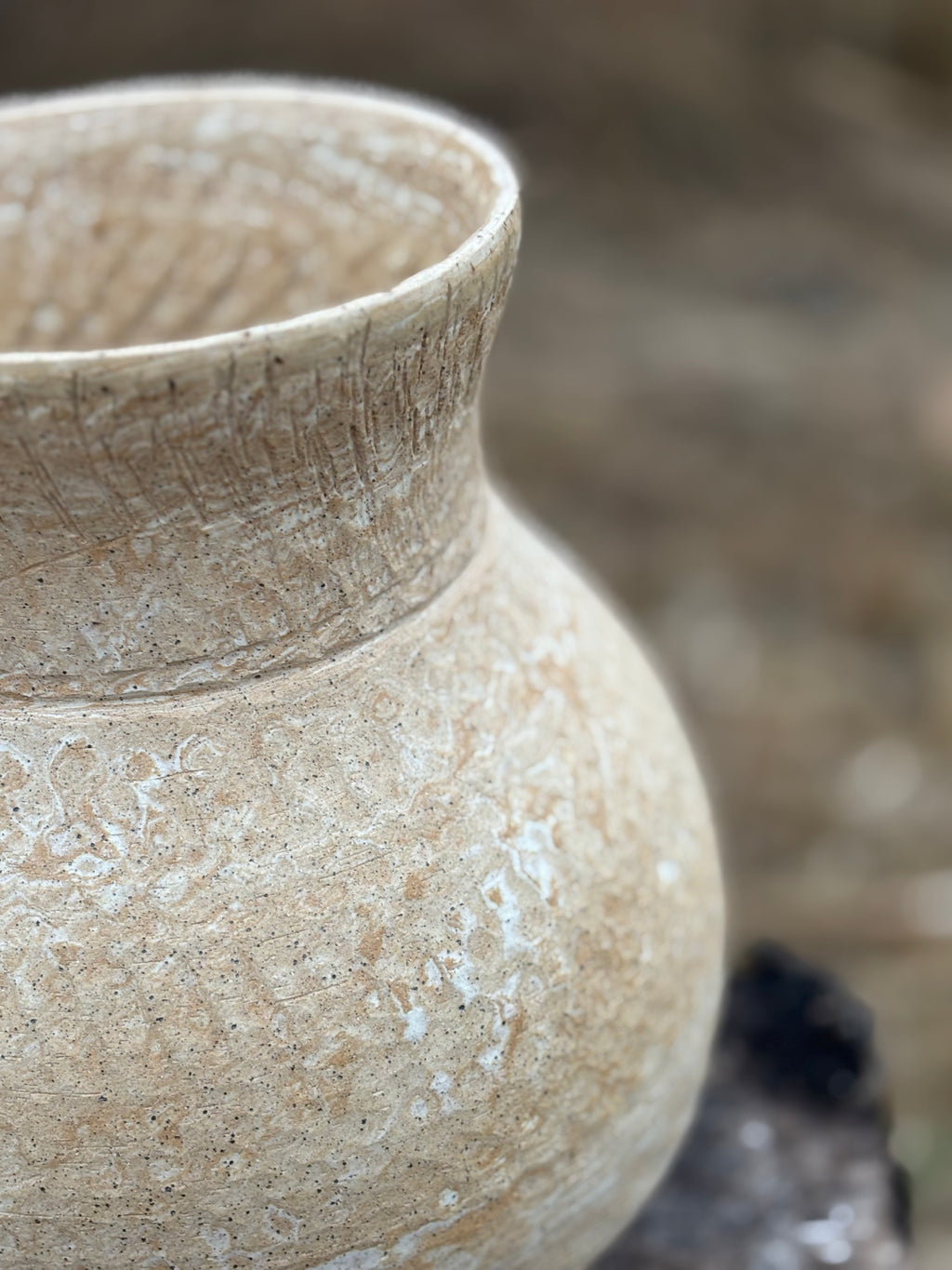 Marbled Bellied Vase