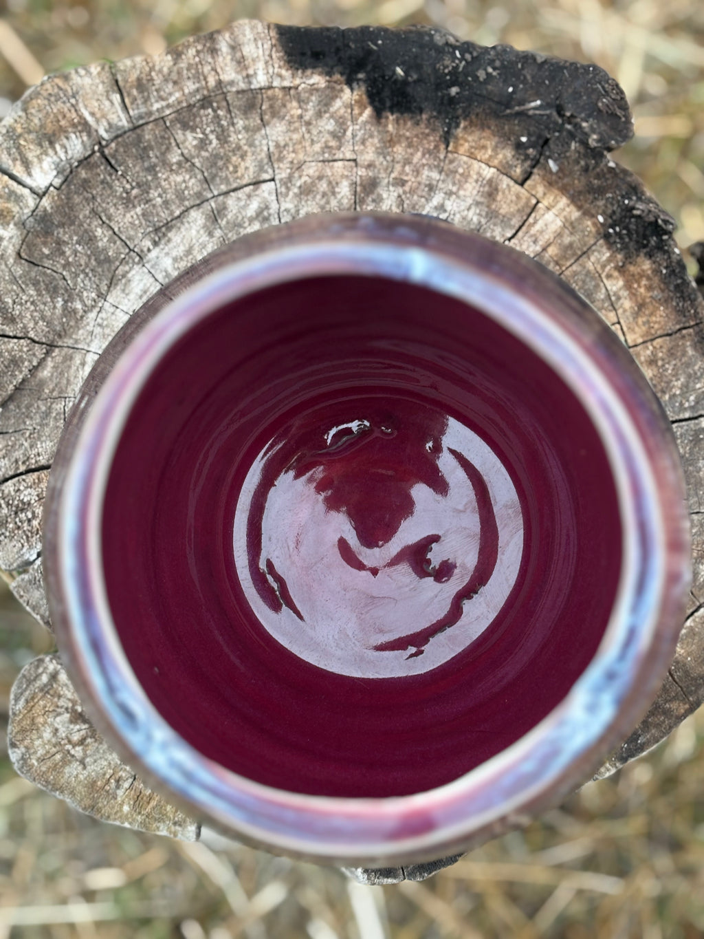 Marbled Dragon Egg Vase