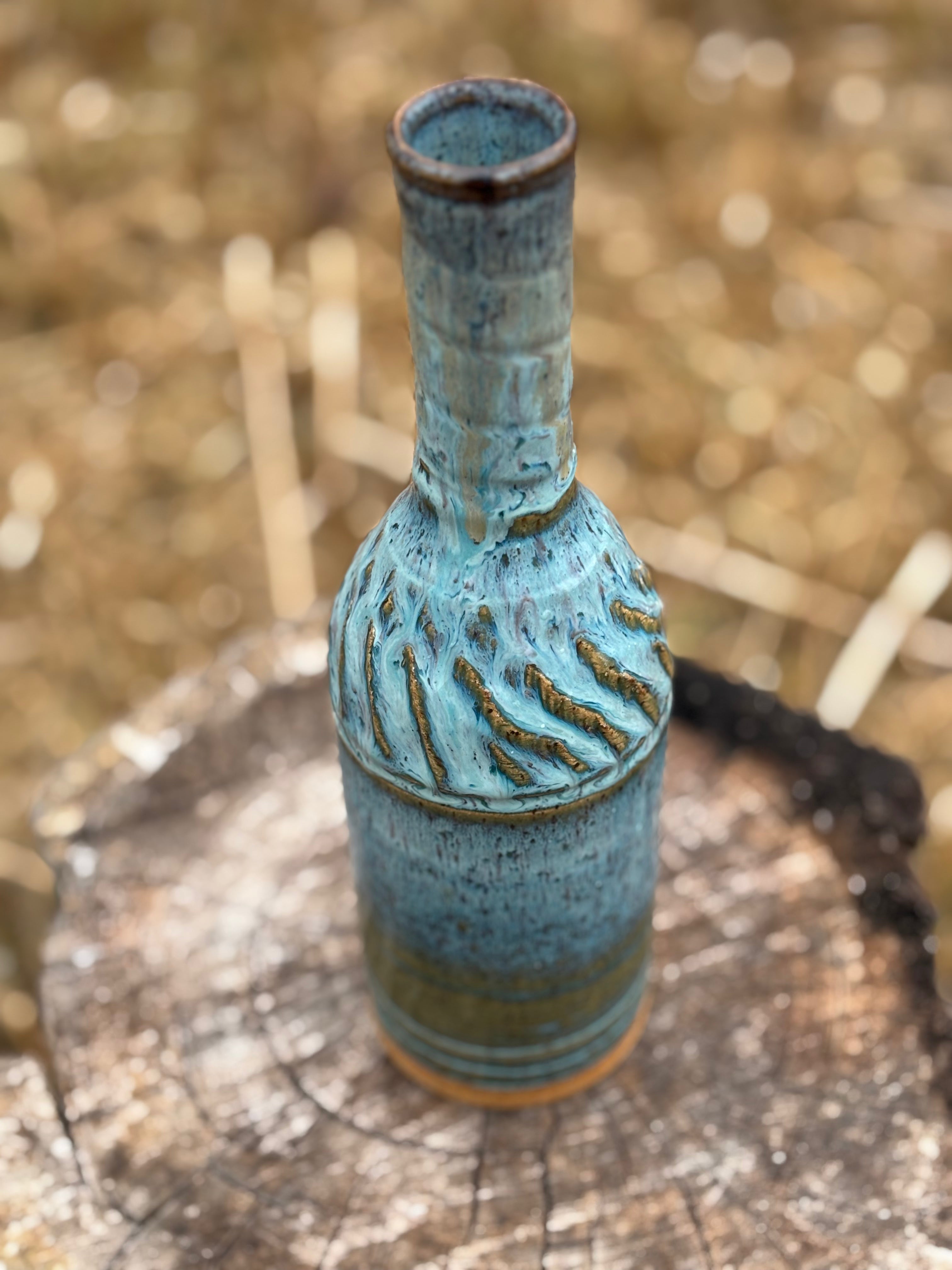 Twisted Bottleneck Vase
