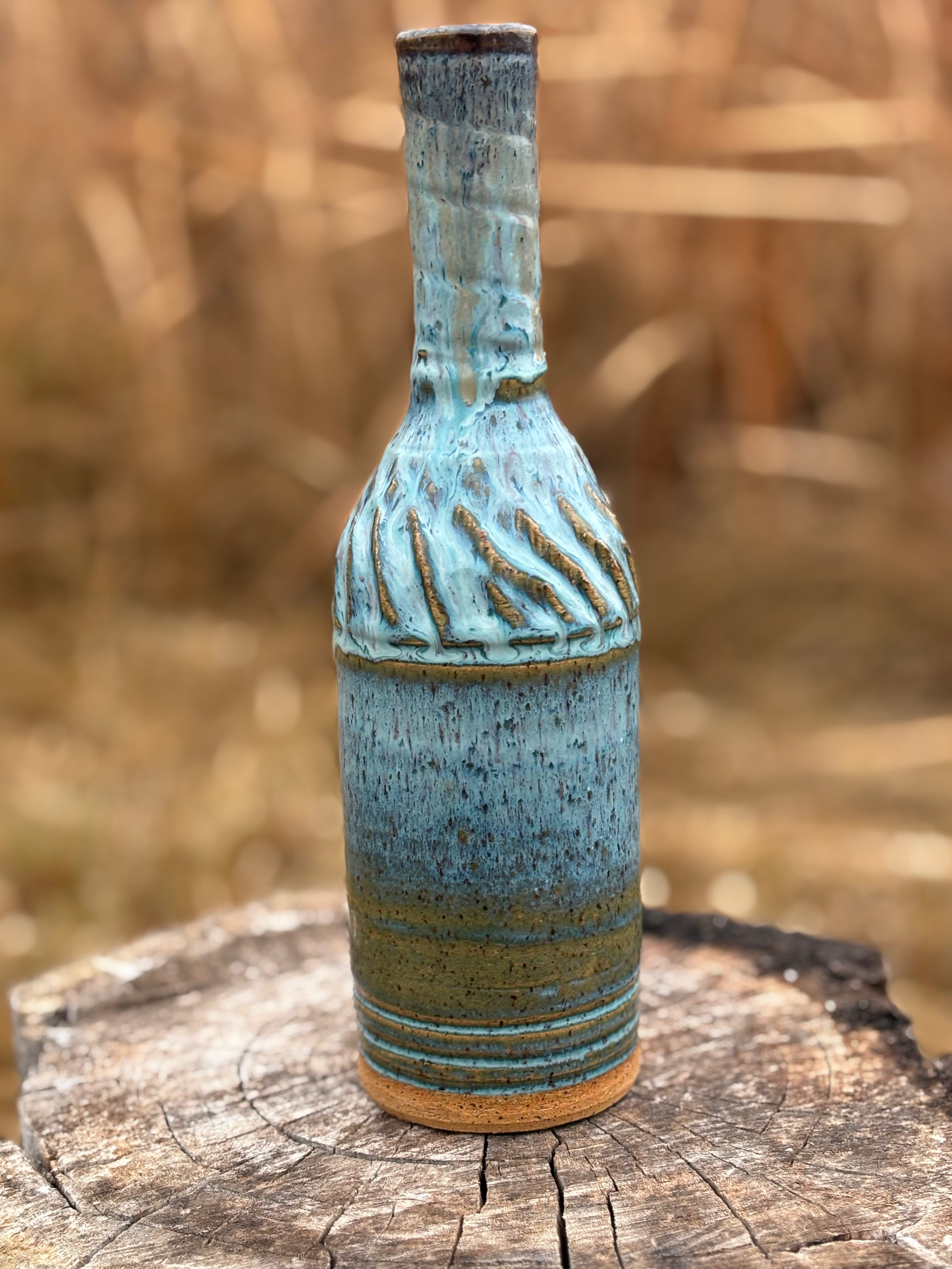 Twisted Bottleneck Vase
