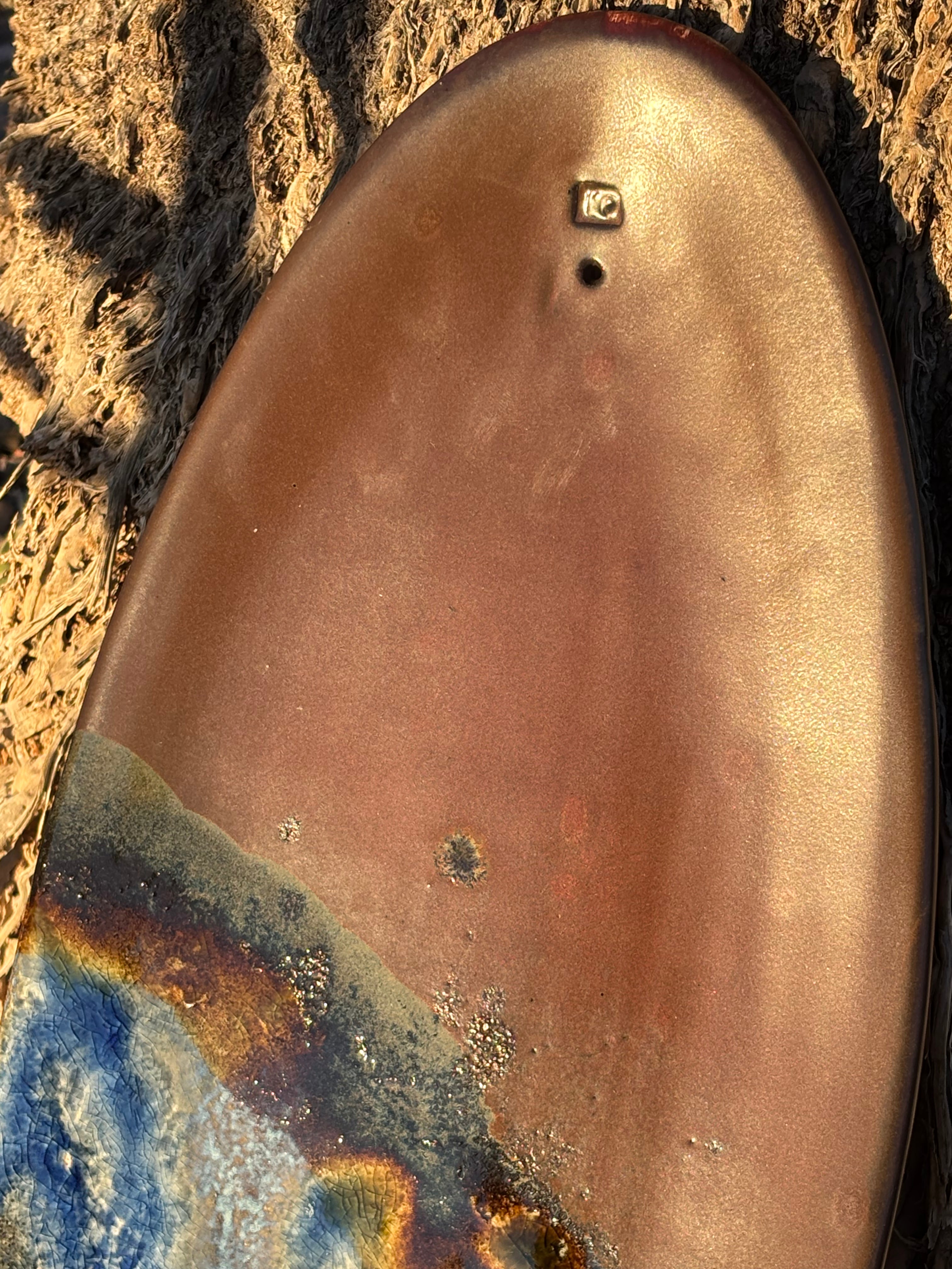 Half and Half Wall Platter