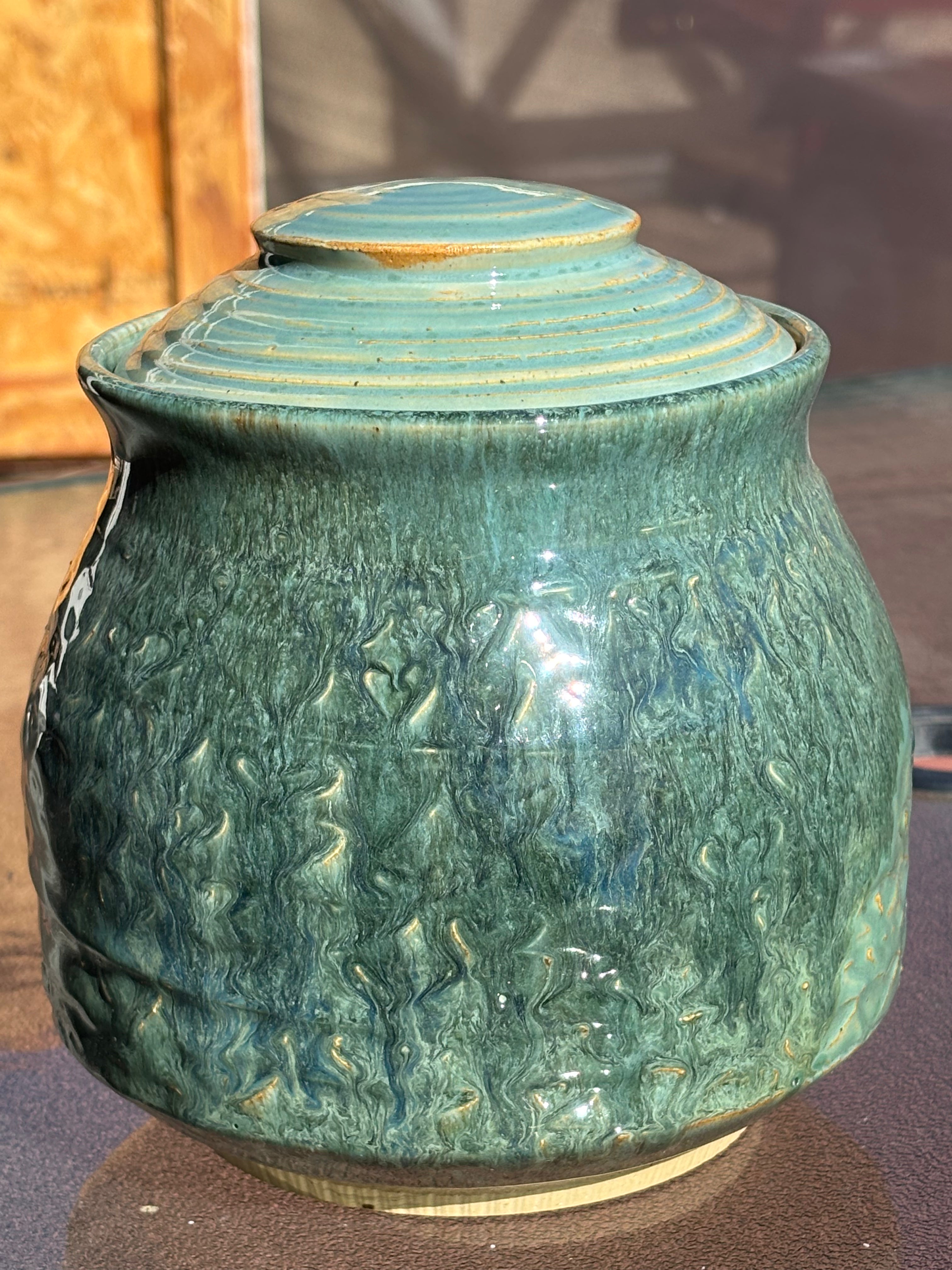 Heart Textured Jar