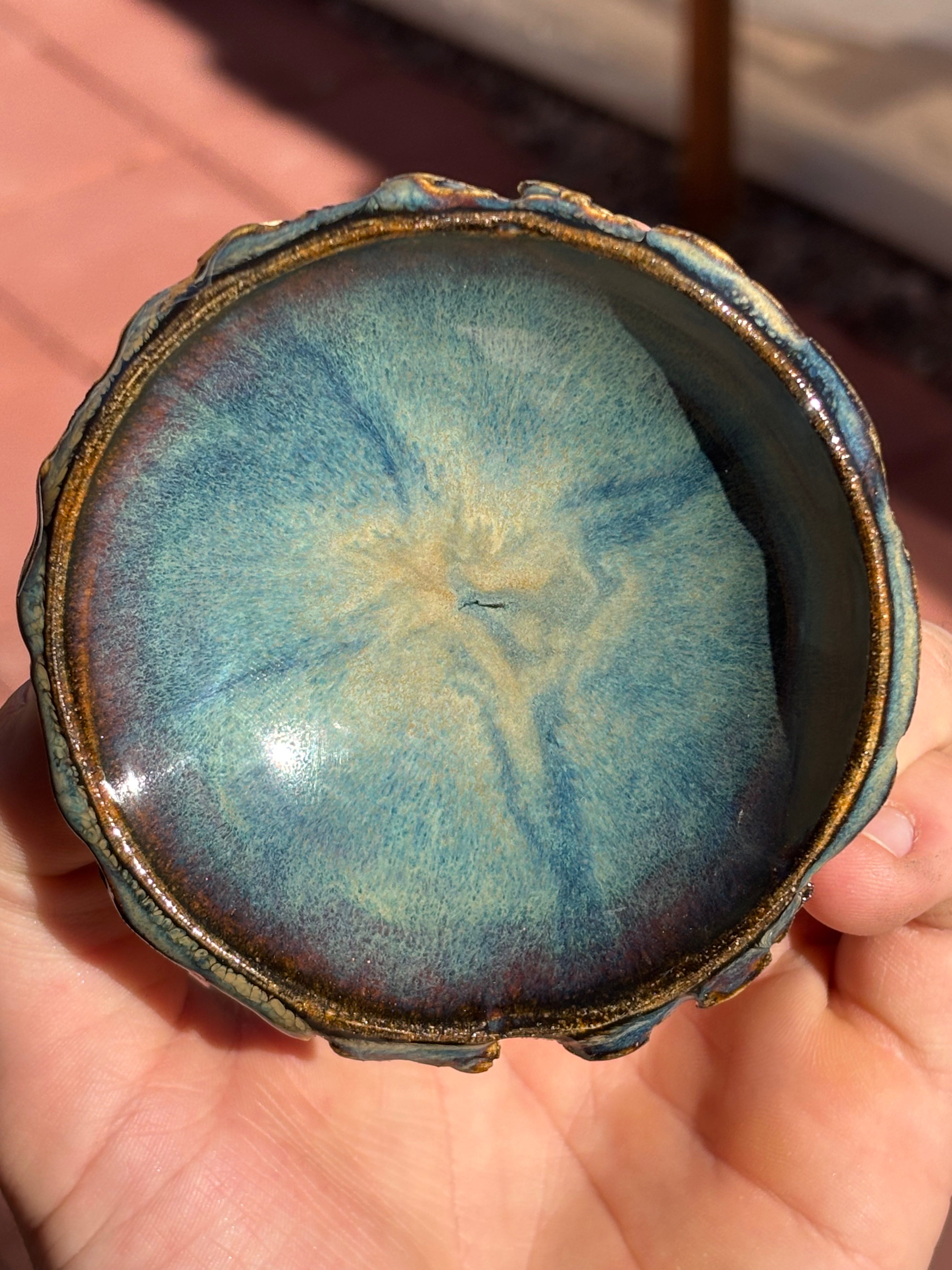 Marbled trinket dish
