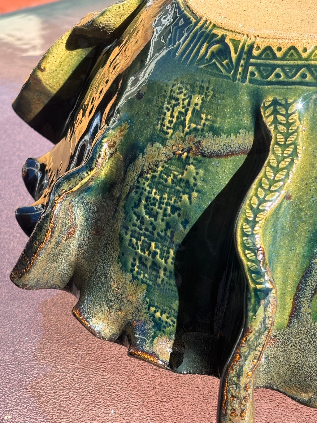 Aztec Style Fruit Bowl