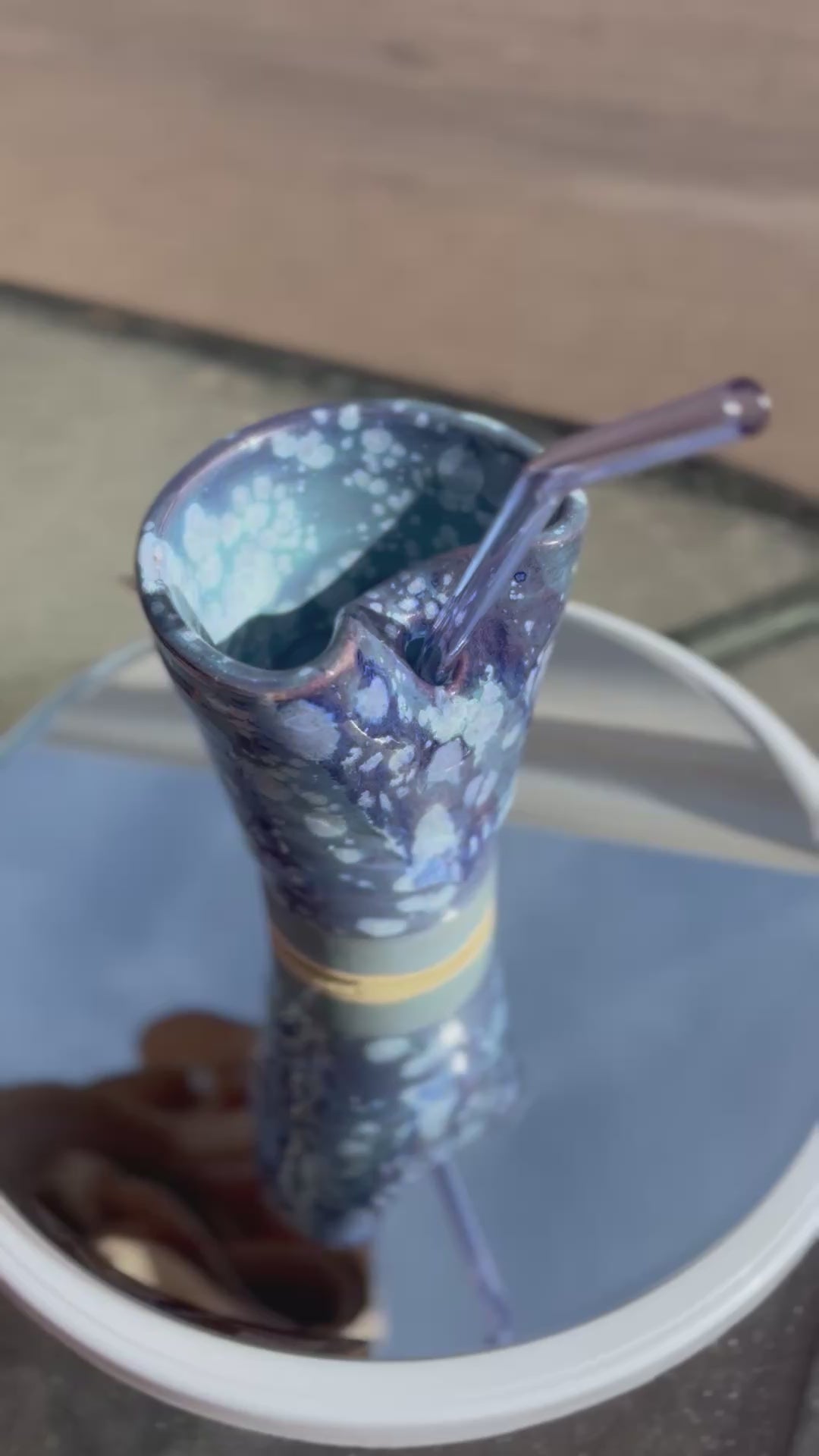 Purple Galaxy Tumbler Cup