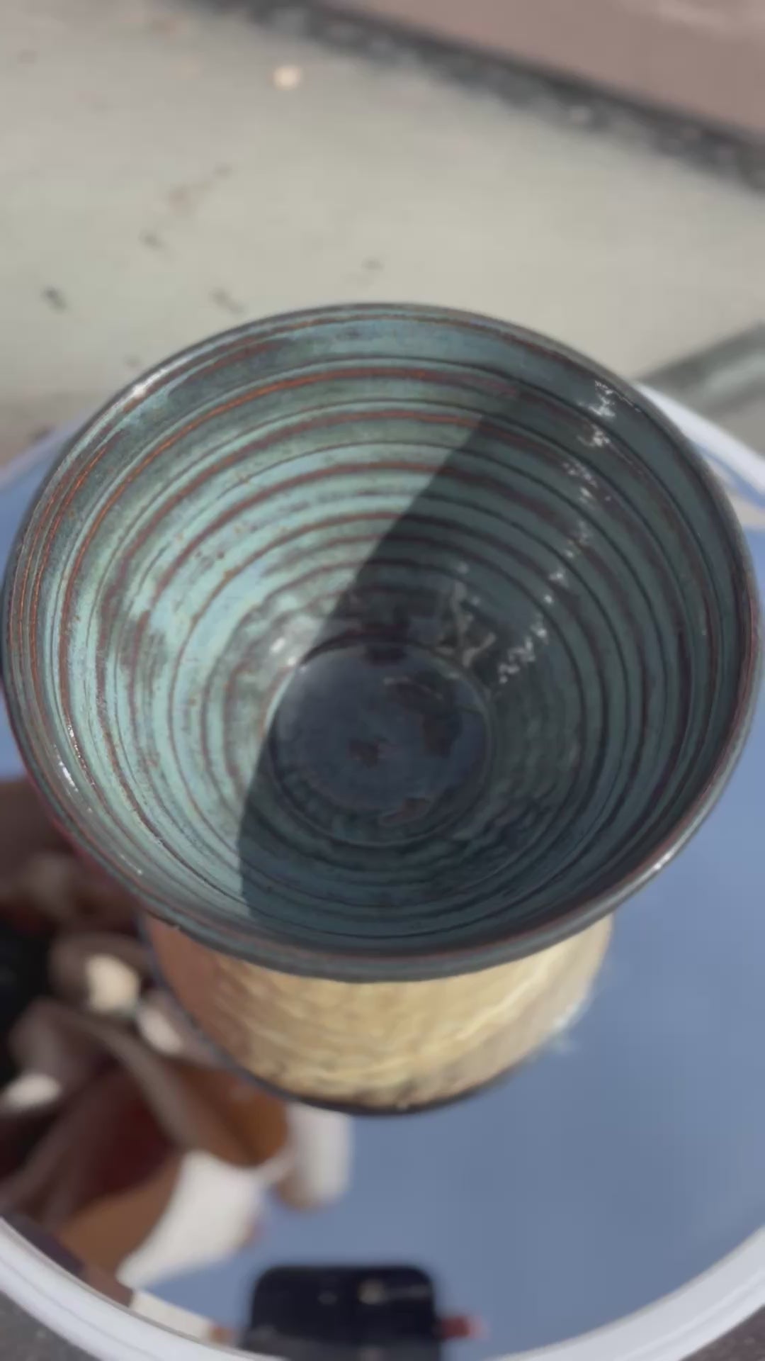 Marbled Swirl Bowl