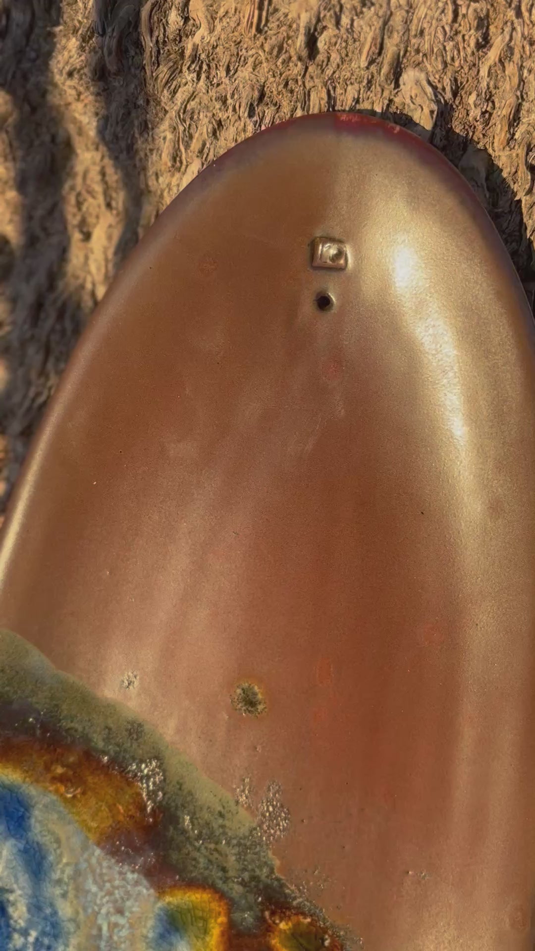 Half and Half Wall Platter